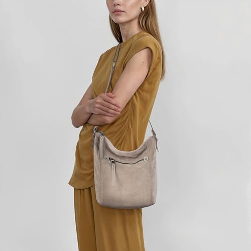 Image of The Sak Ashland Crossbody Purse - Women's Leather Handbag For Everyday & Travel - Cross Body With Adjustable Shoulder Strap