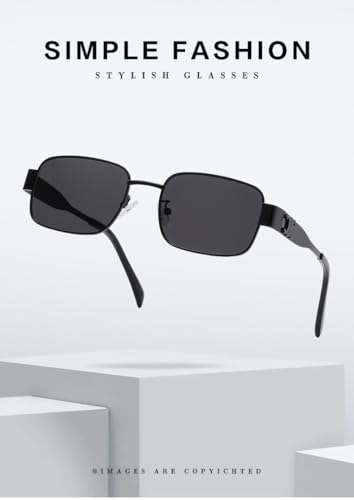 Square Arc de Triomphe Sunglasses, Street Photography Glasses, Fashion Square Frame Sunshade Glasses3