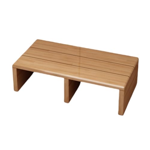NIGOE フットレスト、フットスツール、竹踏み台、階段、ステップ、キッチンの高さ調整、バルコニー、オフィスデスクマット、ピアノのフットレスト (50*30*15)