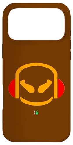 Funny DJ Mallow's SmilingFace �n�[�t�J���[ �I�����W�ƃ��b�h �X�}�z�P�[�X iPhone 17 Pro Max �p