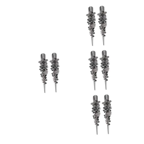 Pinces cheveux vintage grandes pinces bec de canard pour coiffure femme et fille résistantes