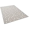 Snapstyle Alfombra Infantil y de Juego con diseño de Estrellas - Gris - 17 tamaños #1