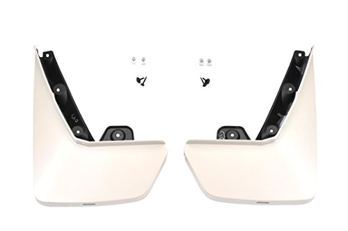 Image of GM Accessories 22922806 Rear Molded Splash Guards in White Diamond