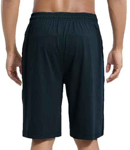 Image of West Gate Clothing Plus Size Men Cotton Knee Length Shorts | Casual and Night Wear | Pack of 3
