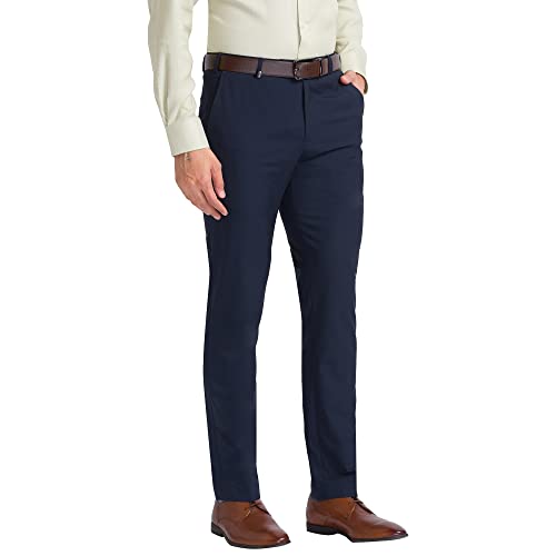 Image of Park Avenue Dark Blue Trouser (Size: 44)-PMTQ06839-B8
