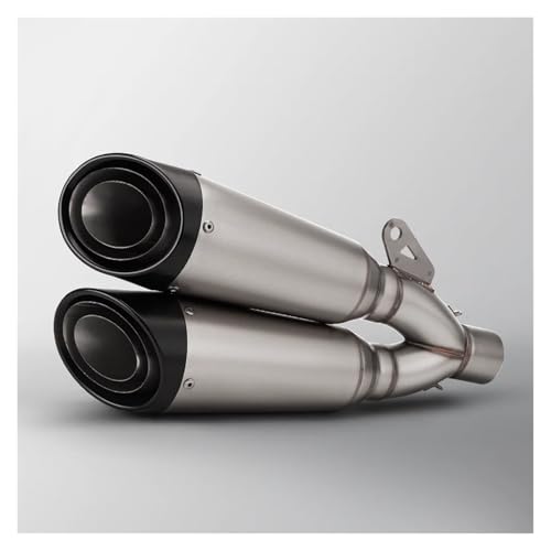 Pot d'échappement universel double sortie pour optimiser le moteur - 4