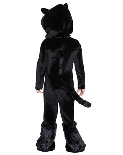 Disfraz completo de gato negro para niñas 5T-6T miniatura 2