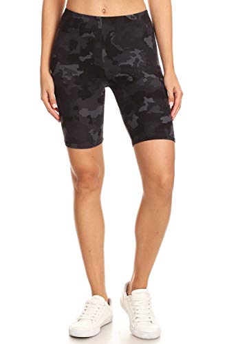 Image of Leggings Depot Women's Fashion Biker Shorts Popular Prints BAT1