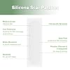 haakaa C Section Scar Silicone Strips, 0.5mm & 1mm Medical Grade Silicone Scar Treatment for Postpartum Recovery, Reusable Silicone Scar Sheets for C-Section & Surgery Scars, Includes Storage Board
