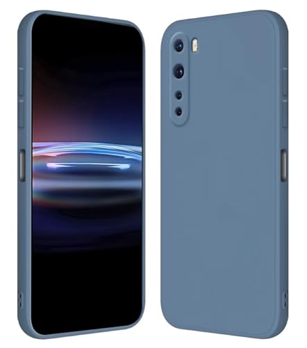 RankOne Funda para OnePlus Nord (6.44' Inches) Carcasa de Silicona de TPU Suave - Lavanda Gris