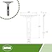 Imagen de Amig - Fleje para Persiana Enrollable - Acero Inoxidable y Poliamida Gris - 150 mm - Resistente a la Corrosión - Aumenta la Estabilidad y Durabilidad de Persianas - 4 Ud por Bolsa - Fácil de instalar