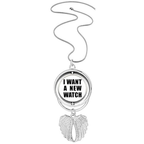 Collier ailes d'ange I Want A New Watch : un bijou anallergique léger qui ne noircit pas