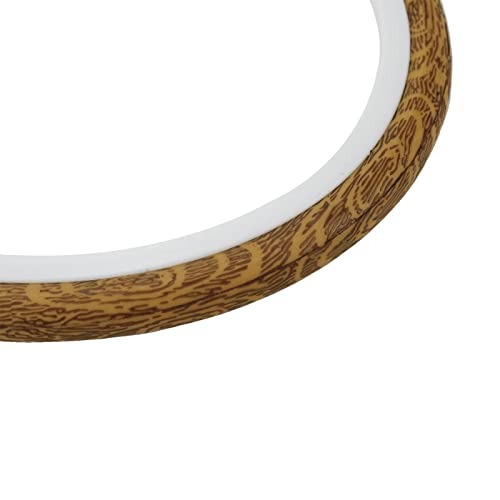 Mcredy 2 Pcs 6X7.5"(Lxw) Embroidery Hoops Set,Imitated Wood Plastic Embroidery Hoop Frames Oval Cross Stitch Hoop Ring For Art Craft Sewing And Hanging #TOP4
