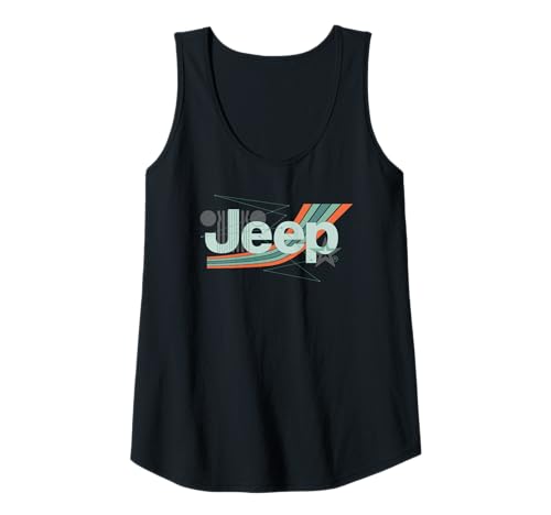 Womens Jeep Painted Angles Design Tank Top