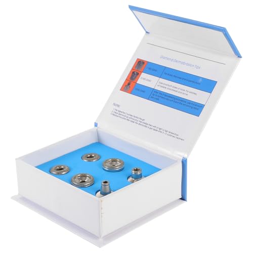 Ipetboom Cabezal Microtallado de Diamante para Peeling Facial Accesorio Duradero y Fácil de Instalar Puntas Microcarving para Estética y Cuidado Piel Salón y Hogar