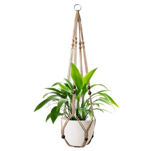 MDKFKDK 1 Pack Macrame Plant Hanger,Hanging Plant Holder, Boho Home