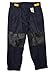 Boys Husky Fit Straight Flat Front Adjustable Waist School Uniform Pants - 2 Pack Navy