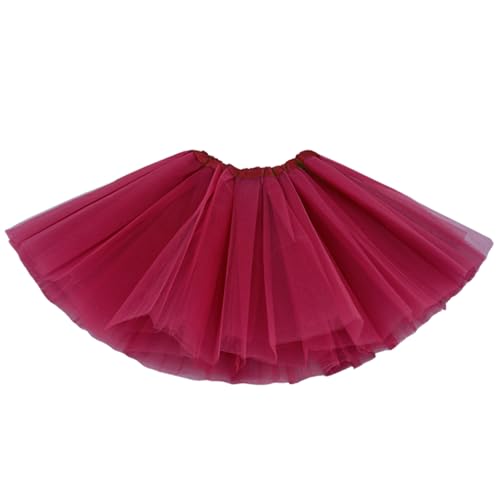 BGFKS Girls 3 Layered Tulle Tutu Skirt with Lining Princess Ballet Dance Dress for Girls.