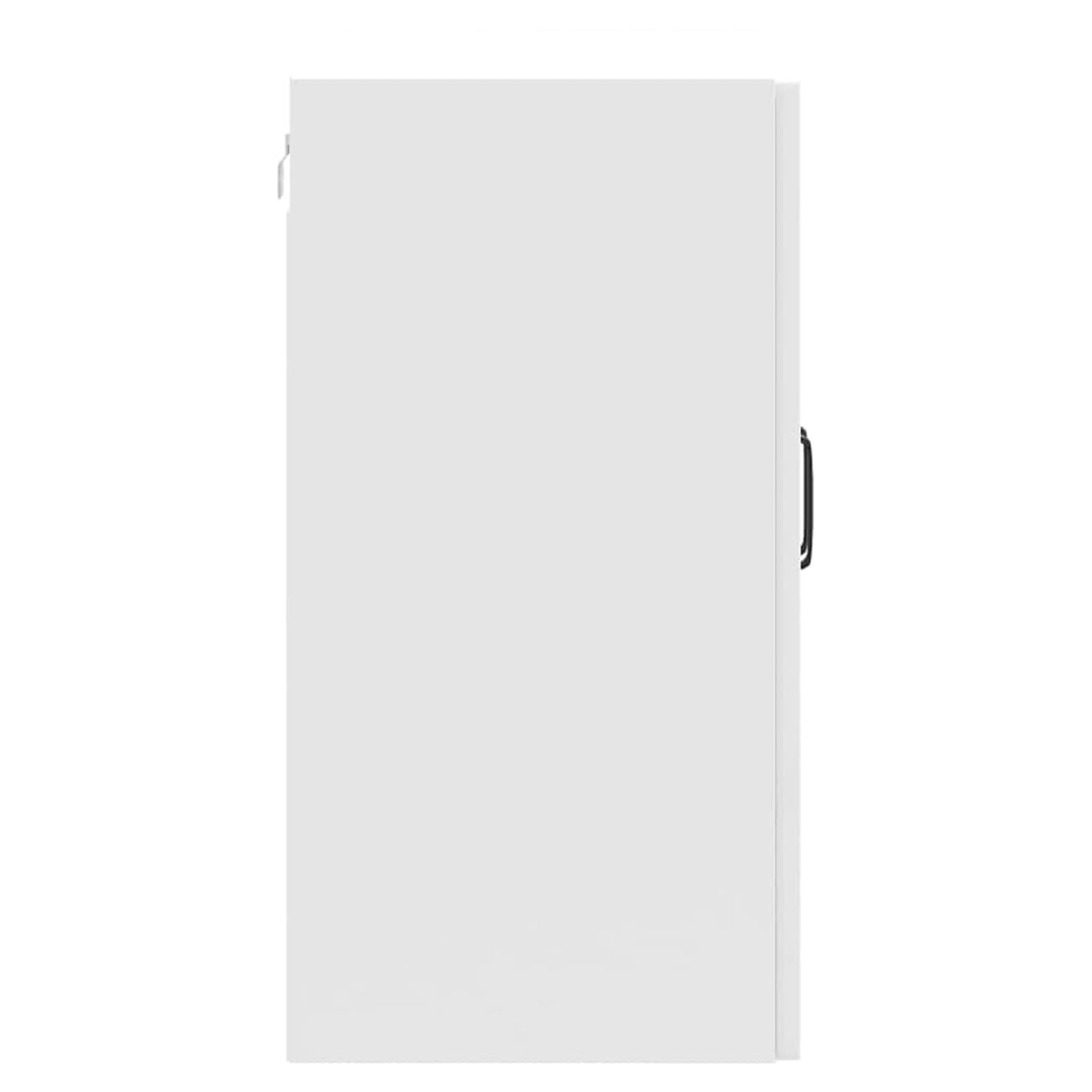 Homgoday Hochglanz-Weißer Küchen-Hängeschrank Kalmar aus Holzwerkstoff - 80 cm Breite, 60 cm Höhe, für Wohnzimmer und Schlafzimmer Model853589