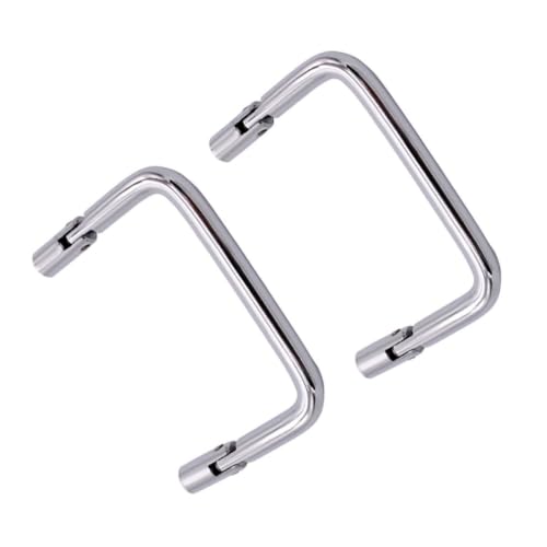 ERINGOGO 2pcs Foldable Industrial Box Handle 90 Degree Round Rod Heavy Duty