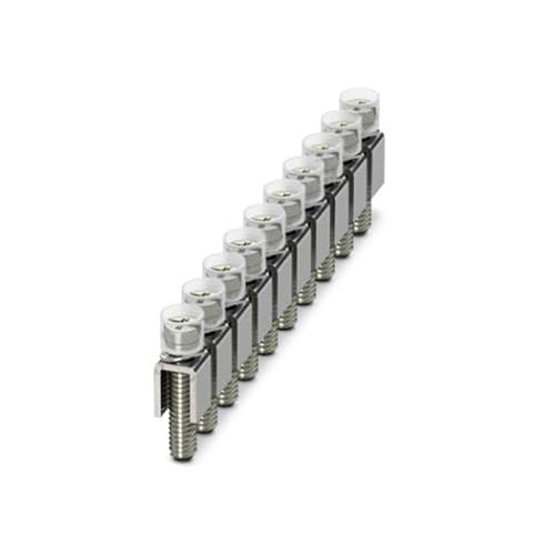Puente fijo FBRI 10-5 N de 10 polos y paso de 5,2 mm en color plateado