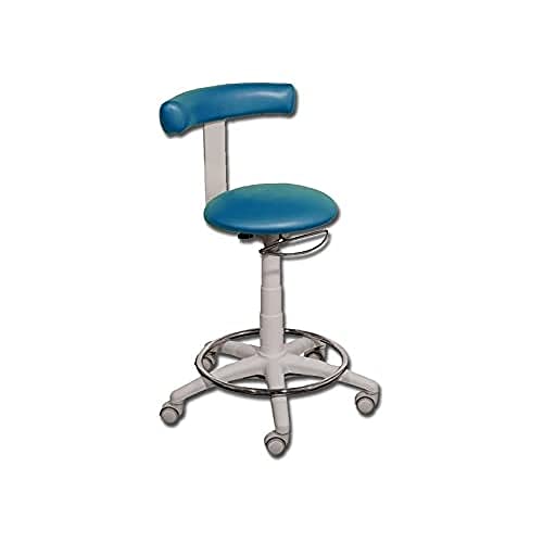 Euroclinic Chicago' Hocker mit Ring, Blau Cover