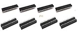 4-pack NEW Atmega328p-pu Chip & DIP IC Socket Bundle w/ Arduino UNO Bootloader