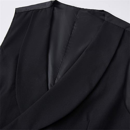 Dvbfufv Mens Fashion Shawl Collar Double Breasted Tuxedo Vest Slim Fit Business Wedding Dress Waistcoat2