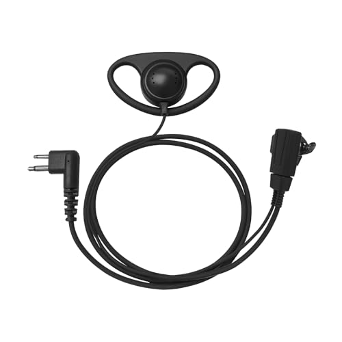 Oreillette CP200d en D à 2 broches avec micro pour radio Motorola CLS1410 et CP200