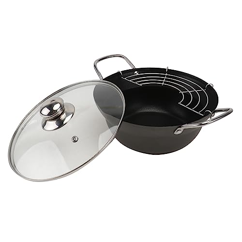 LABRIMP 1 Conjunto De Frigideira Omelete Frigideira Com Escorredor Fritadeira Com Escorredor De Óleo