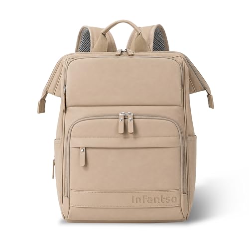 Image of Infantso Premium Multifunctional Waterproof Diaper Bag For Mothers For Travel /Diaper Bags With Multi Compartments, Insulated Bottle Pockets, Hanging Strap, Anti-Theft Pocket, 27Lt Maternity Bag