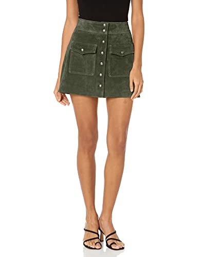[BLANKNYC] Womens Flap Patch Pocket Mini Skirt