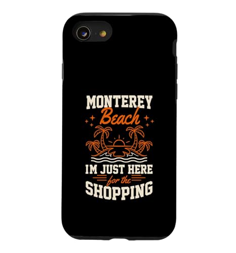 �����g���[�r�[�` I'm Just Here For The Shopping California �X�}�z�P�[�X iPhone SE (2020) / 7 / 8 �p