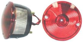 Omix-AdaOmix | 12403.01 | Tail Light Assembly, Left, Round | OE Reference: 801157 | Fits 1945-1975 Willys/CJ