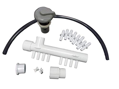 Air Manifold 8 Control Valve Kit Gray New 1