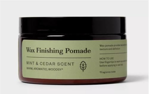 Good~fellow & Co Wax Finishing Pomade- Mint & Cedar Scent, 4 oz (Pack of 1)
