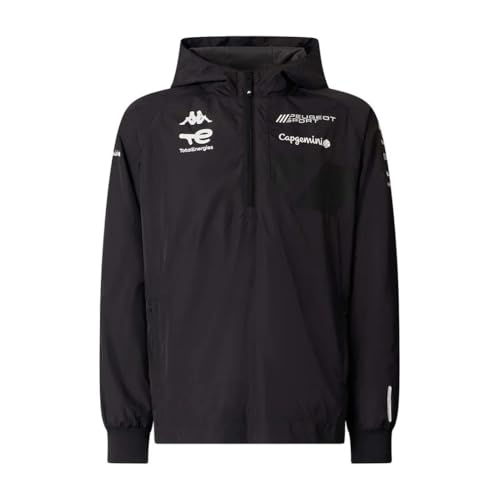Kappa veste de survêtement contre le froid sweat noir homme Asteodi veste zippée