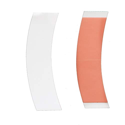 Cinta roja de doble cara, adhesivos para hombres, sistema de cabello, extensiones de cabello tipo tupé, extensiones de cabello con cierre de encaje