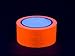 Nastro neon arancione 50 mm x 10 m 1 rotolo di nastro adesivo UV attivo nero Gaffa Neontape