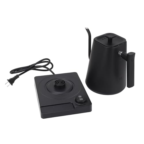 Tetera eléctrica cuello de ganso acero inoxidable 1200W miniatura 6