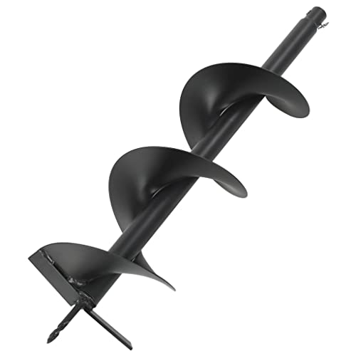 Lumanois Perceuse de tarière Acier 200 mm Accessoires d'outils Noir,145168