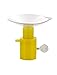 Woods E3001 Light Changing Kit Foot Metal Telescopic Pole, Baskets, Suction Cup and Broken Bulb Changers, Versatile Use, 5 Accessories Included, 11 Feet Tall, 1 Count (Pack of 1), Yellow