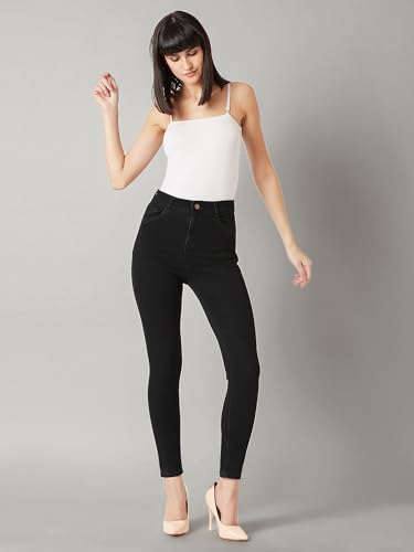 Image of Miss Chase Women's Skinny Fit High Rise Stretchable Denim Jeans