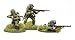 Warlord Bolt Action US Airborne Paratroopers 1:56 Tabletop Miniatures - Plastic Paintable Miniature WWII Soldiers Set, Unpainted Table Top 28mm Military Minifigures for Adults - Gaming Figurines Pack