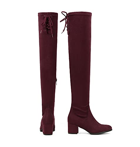 Image of DREAM PAIRS Women's Over The Knee Thigh High Boots