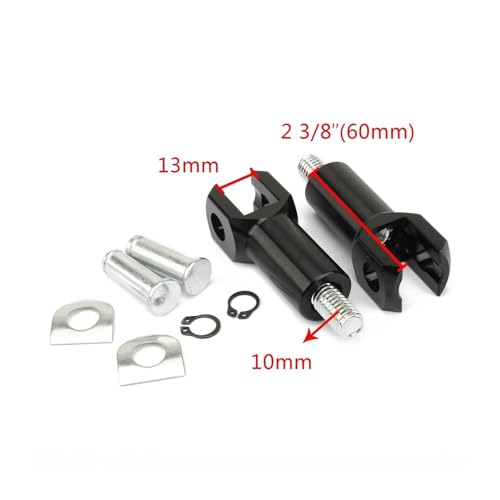 Support repose-pieds passager 2,25" en acier forgé pour Softail