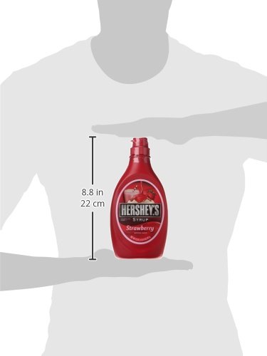 image for HERSHEY'S Strawberry Syrup, 22 Ounce, 22 Fl Oz (Pack of 1)