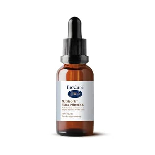 BioCare Nutrisorb Trace Minerals - Multi-Mineral Complex with Manganese, Selenium and Chromium - for Antioxidant and Energy Support - 15ml