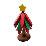 Sottopentola da cucina in legno di faggio, isolante, elegante tappetino isolante per teiere, sottobicchiere per compleanno Capodanno immagine