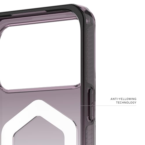 Image of Urban Armor Gear UAG Plyo Magnetic Compatible, Rugged Slim Anti-Yellowing Transparent Clear Shockproof Military Grade Protective Case /Cover Designed for iPhone 17 Pro Max (2025) - Black /Clear Ombre